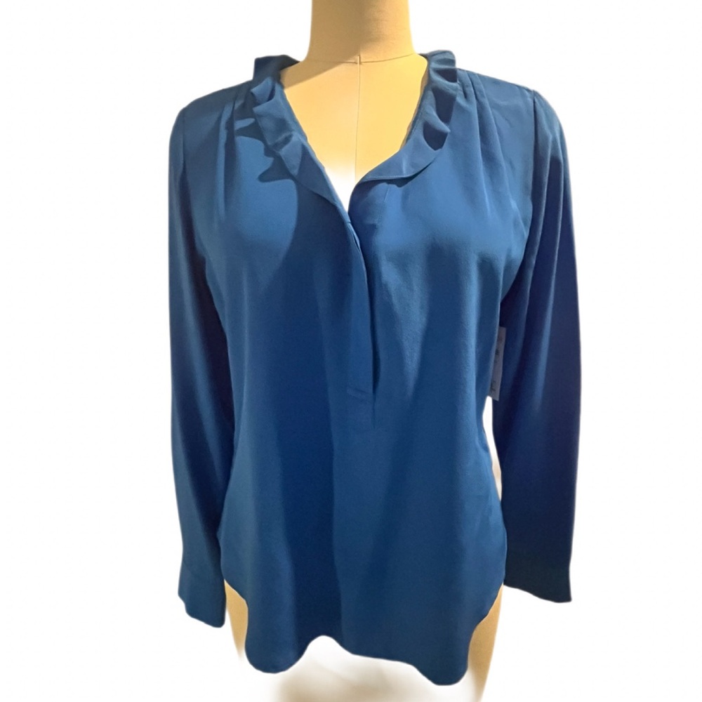 Carlisle Per Se "Innovation" Silk Blouse Nwt